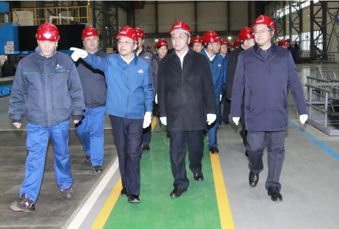 雷凡培、杨金成到渤船集团调研