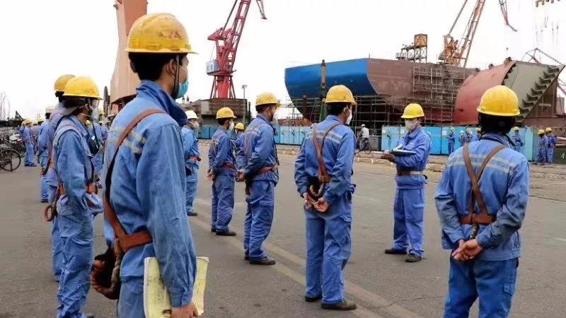 中国9888拉斯维加斯入口集团所属广船国际员工